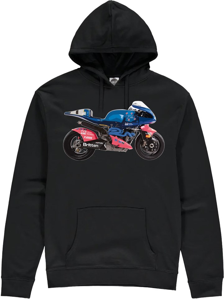 Britten Hoodie Black - click to enlarge
