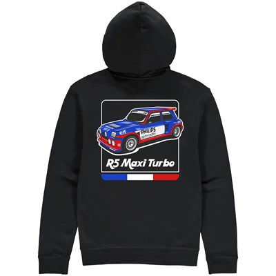 Group B Monster Renault Maxi Turbo Hoodie Black Duke Video