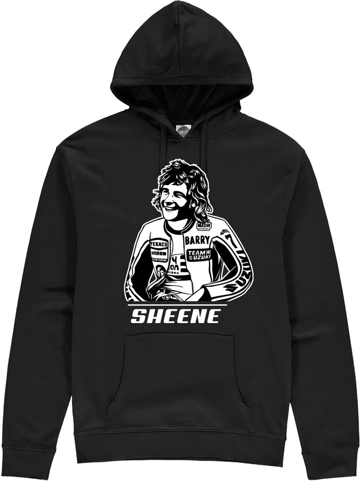 Barry Sheene Hoodie Black - click to enlarge
