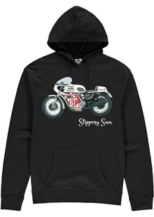 Slippery Sam Triumph Trident Hoodie Black