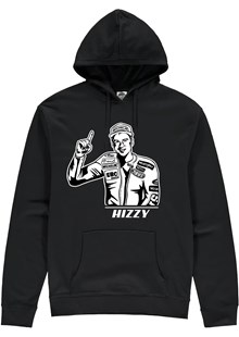 Steve Hislop Stencil Hoodie Black