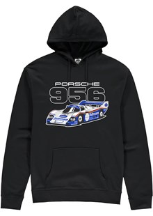 Porsche 956 Group C Car Hoodie Black