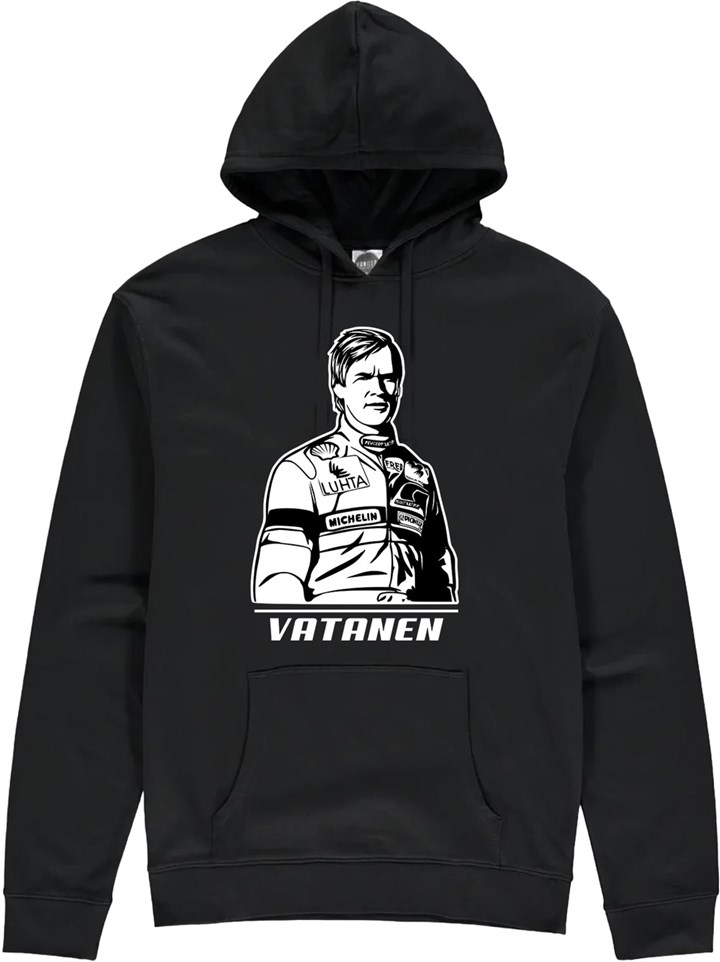 Ari Vatanen Hoodie Black - click to enlarge