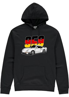 Porsche 959 Dream Car Hoodie Black