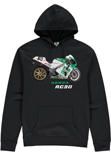 Honda RC30 Hoodie Black
