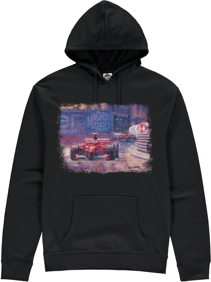 Michael Schumacher Art Print Hoodie Black - click to enlarge