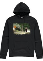 Joey Dunlop in the Rain TT 1998 Print Hoodie