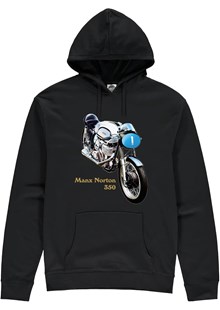 Manx Norton 350 Hoodie Black