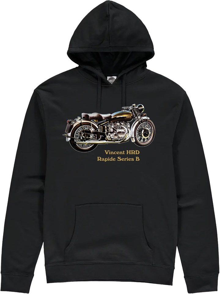 Vincent HRD Rapide Hoodie Black - click to enlarge