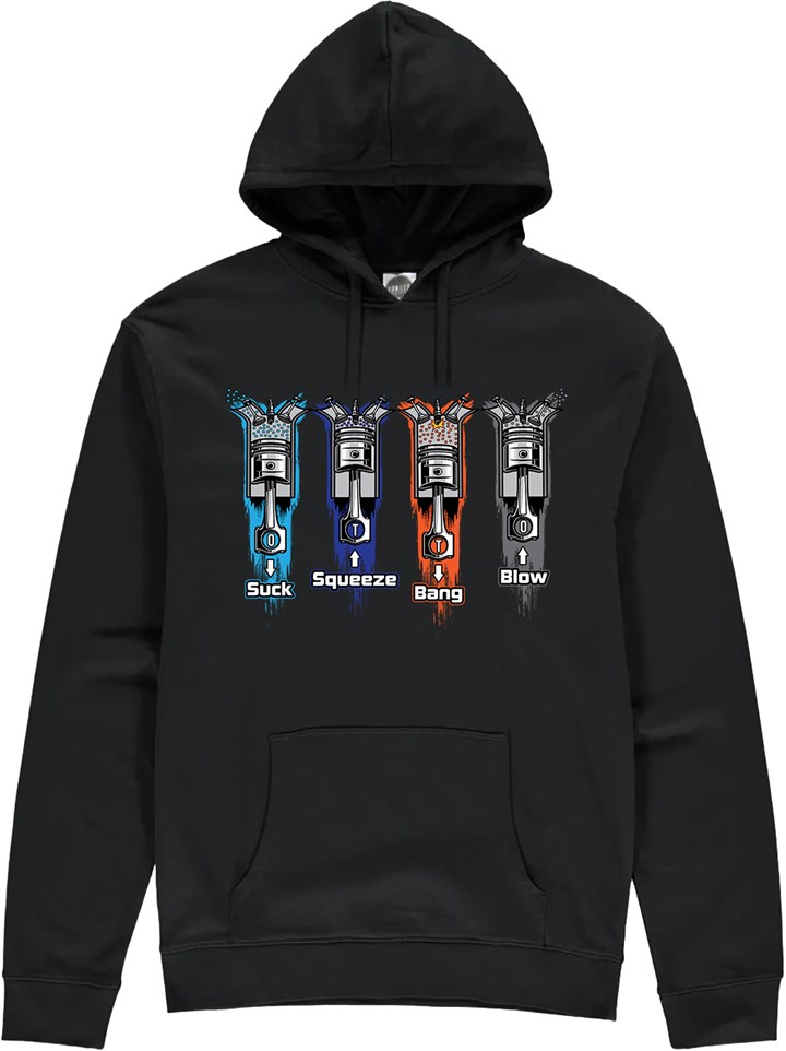 Suck Squeeze Bang Blow Hoodie Black - click to enlarge