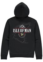 Isle of Man Road Races Mountain Course Map Hoodie
