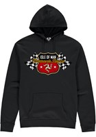 Road Racing Shield and Chequered Flags Hoodie
