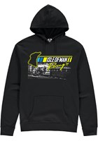 Road Racing Rider and Course Map Hoodie