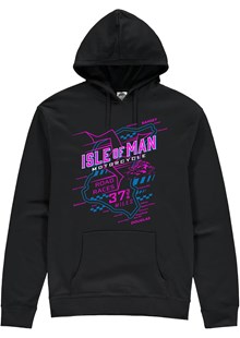 IOM Road Races Course Map 3 Legs and 37.75 miles Hoodie
