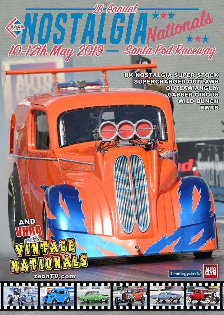 NSRA Nostalgia Nats and VHRA Vintage Nationals 2019 DVD