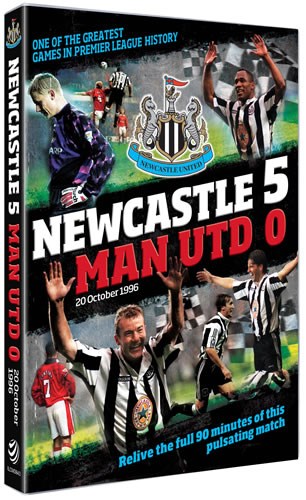 Newcastle United 5-0 Manchester United (1996) (DVD)