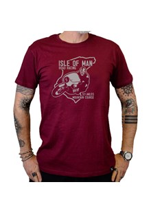 IOM Road Racing T-shirt, Burgundy