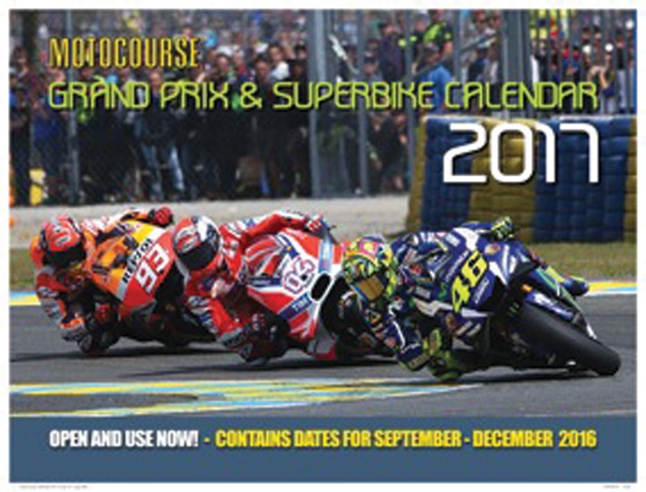Motocourse Grand Prix and Superbike 2017 Calendar