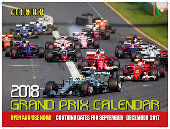 Autocourse 2018 - Grand Prix Calendar.