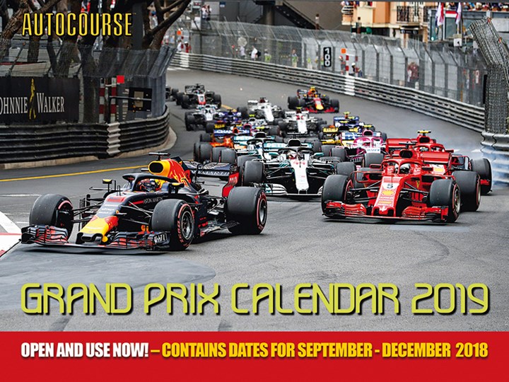 Autocourse 2019 - Grand Prix Calendar