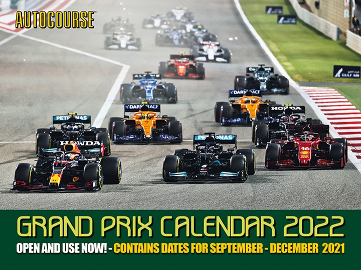 Autocourse 2022 Grand Prix Calendar