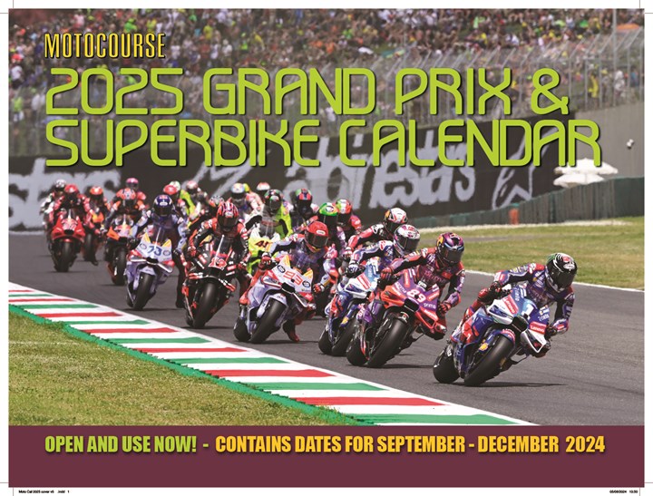 Motocourse 2025 Calendar