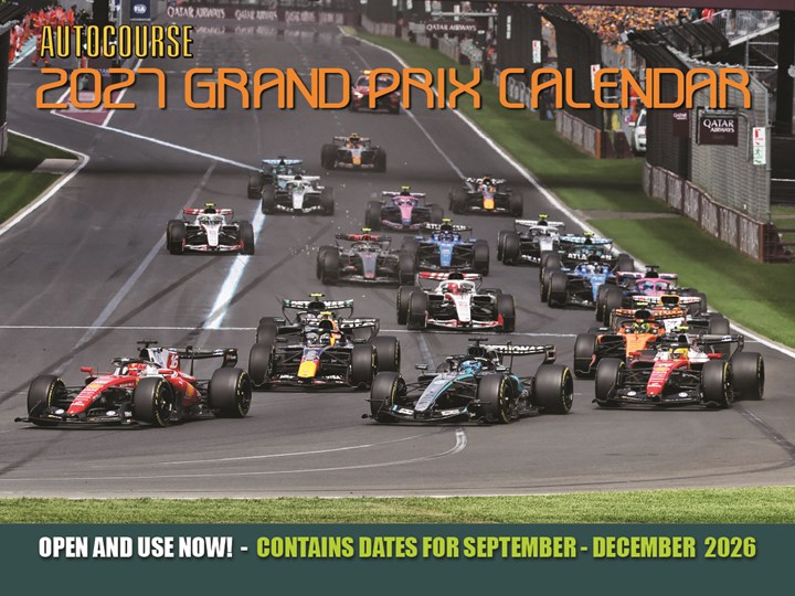 Autocourse 2027 Calendar