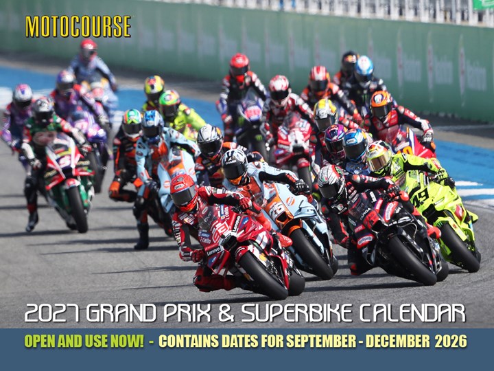 Motocourse 2027 Calendar