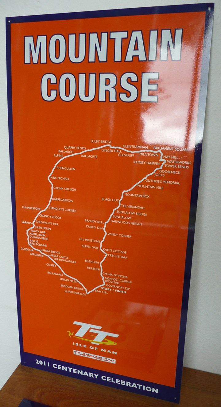 TT 2011 Centenary Sign