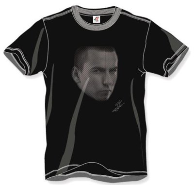 Lorenzo Face T Shirt Black - click to enlarge