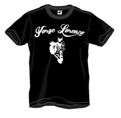 Lorenzo Bike T Shirt Black - click to enlarge