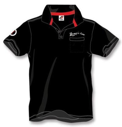 Lorenzo Crew Polo Black  - click to enlarge