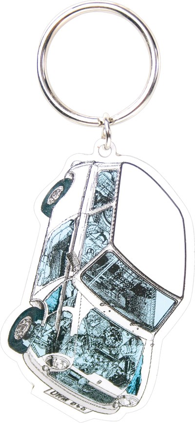 Mini Metal Keyring