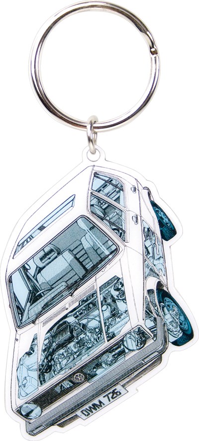 VW Golf Metal Keyring 