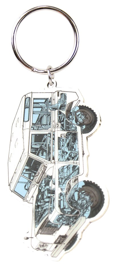 Land Rover Metal Keyring 