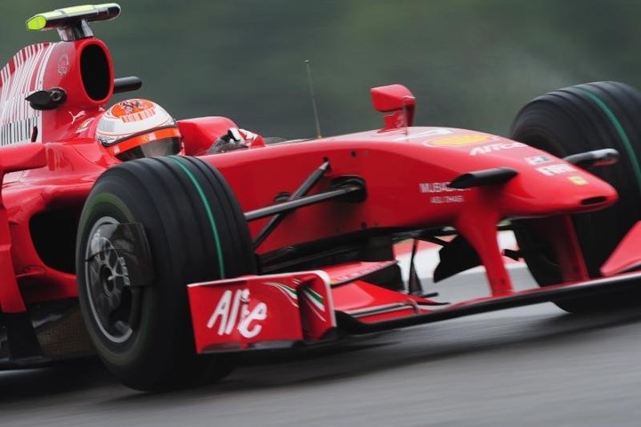 Kimi Raikkonen 2009 Belgian GP A3 Canvas Print 