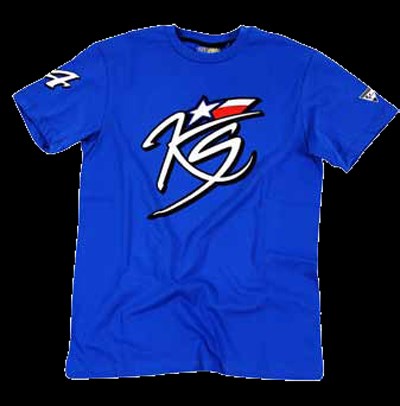 Kevin Schwantz (KS) T Shirt Blue - click to enlarge