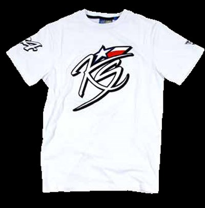 Kevin Schwantz (KS) T Shirt White - click to enlarge