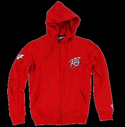 Kevin Schwantz 34 Hoodie Red - click to enlarge