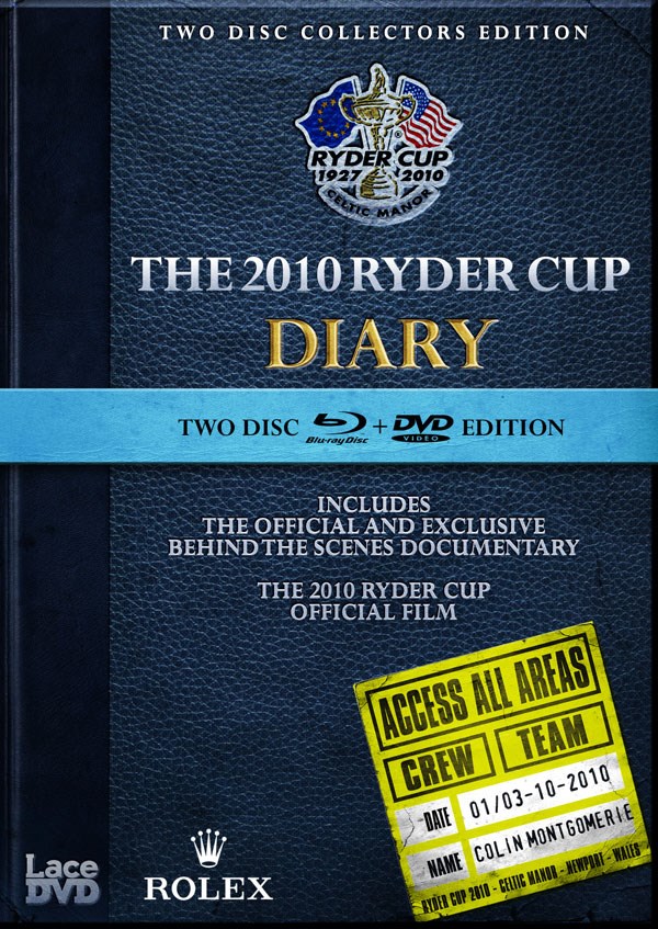 The 2010 Ryder Cup Diaries (2 Disc) Blu-ray incl 2010 Ryder Cup Film