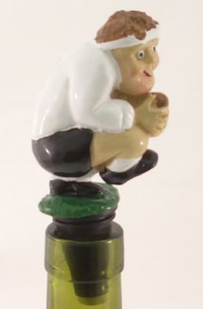 Rugby Scrum Bottle Stopper