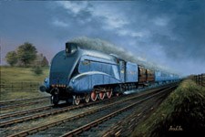 Limited Edition Signed Print Mallard 3rd July 1938