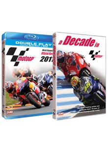 MotoGP 2011 Official Review Blu-ray + A Decade in MotoGP DVD Bundle