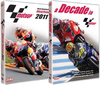 MotoGP 2011 Official Review DVD + A Decade in MotoGP DVD Bundle