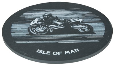 Bike Slate Coaster Large