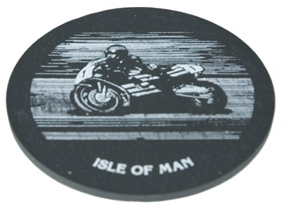 Bike Slate Coaster Small
