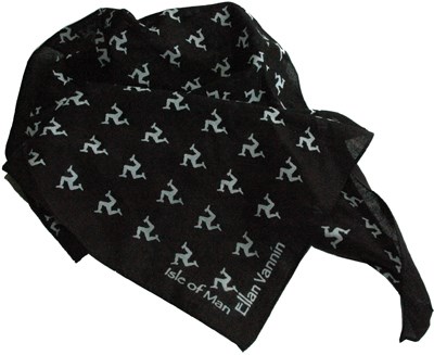 Manx Bandana Black 