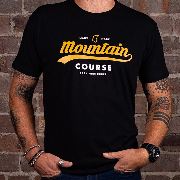 The Mountain Course T-Shirt Black - click to enlarge