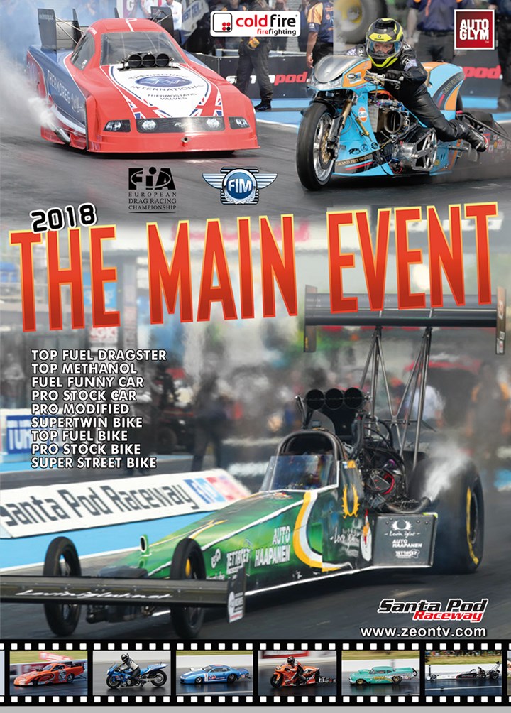 FIA FIM Main Event at Santa Pod 2018 DVD