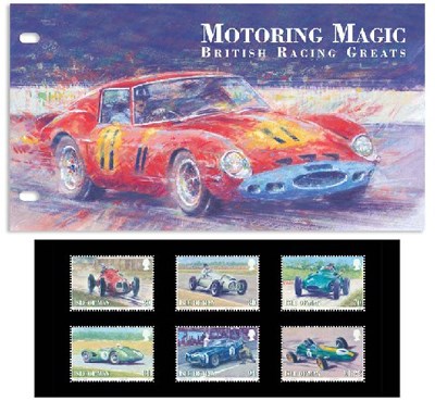 British Racing Greats Stamps Presentation Pack